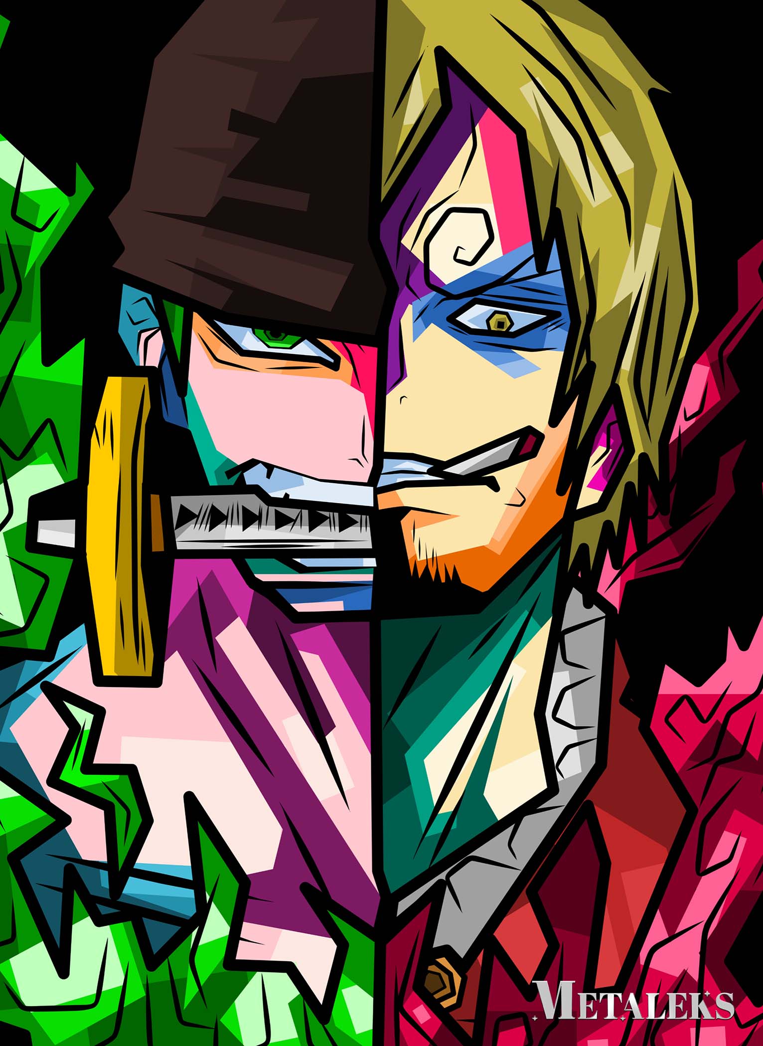 Zoro and Sanji