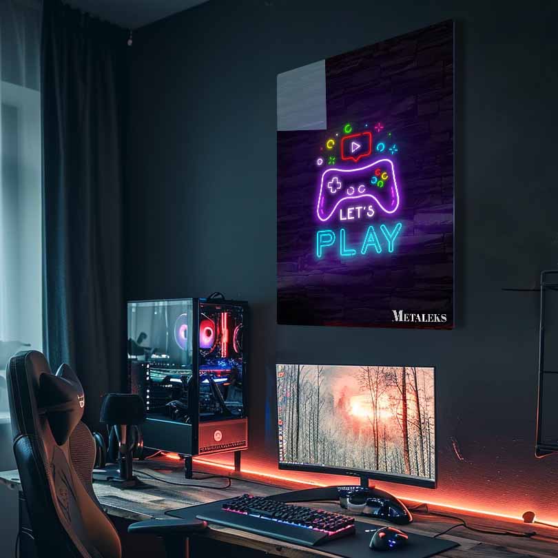 neon lamp lets game