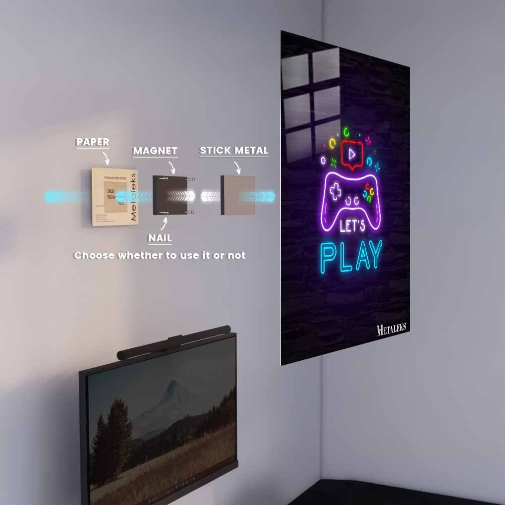 neon lamp lets game