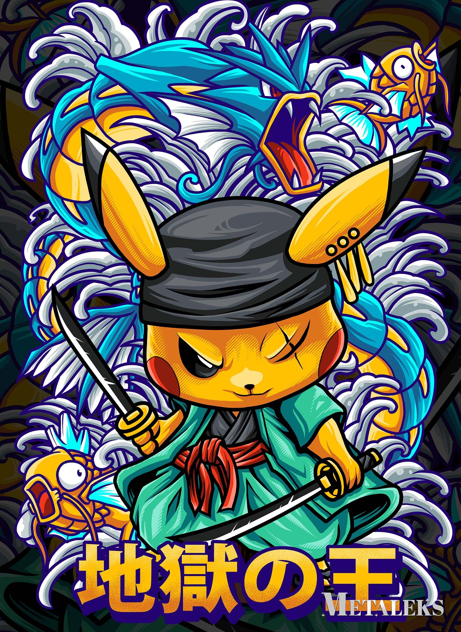 pokemon pikachu zoro
