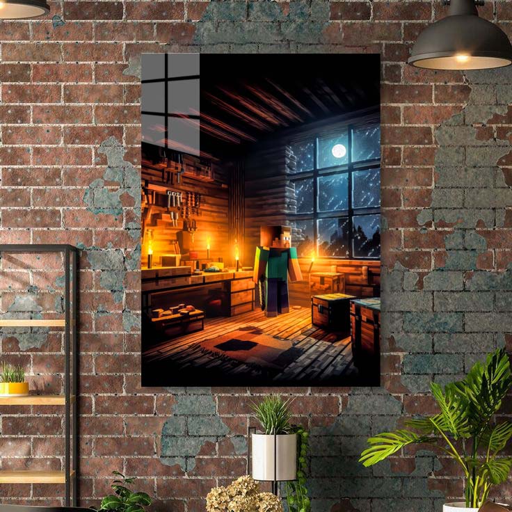 steve in his cottage