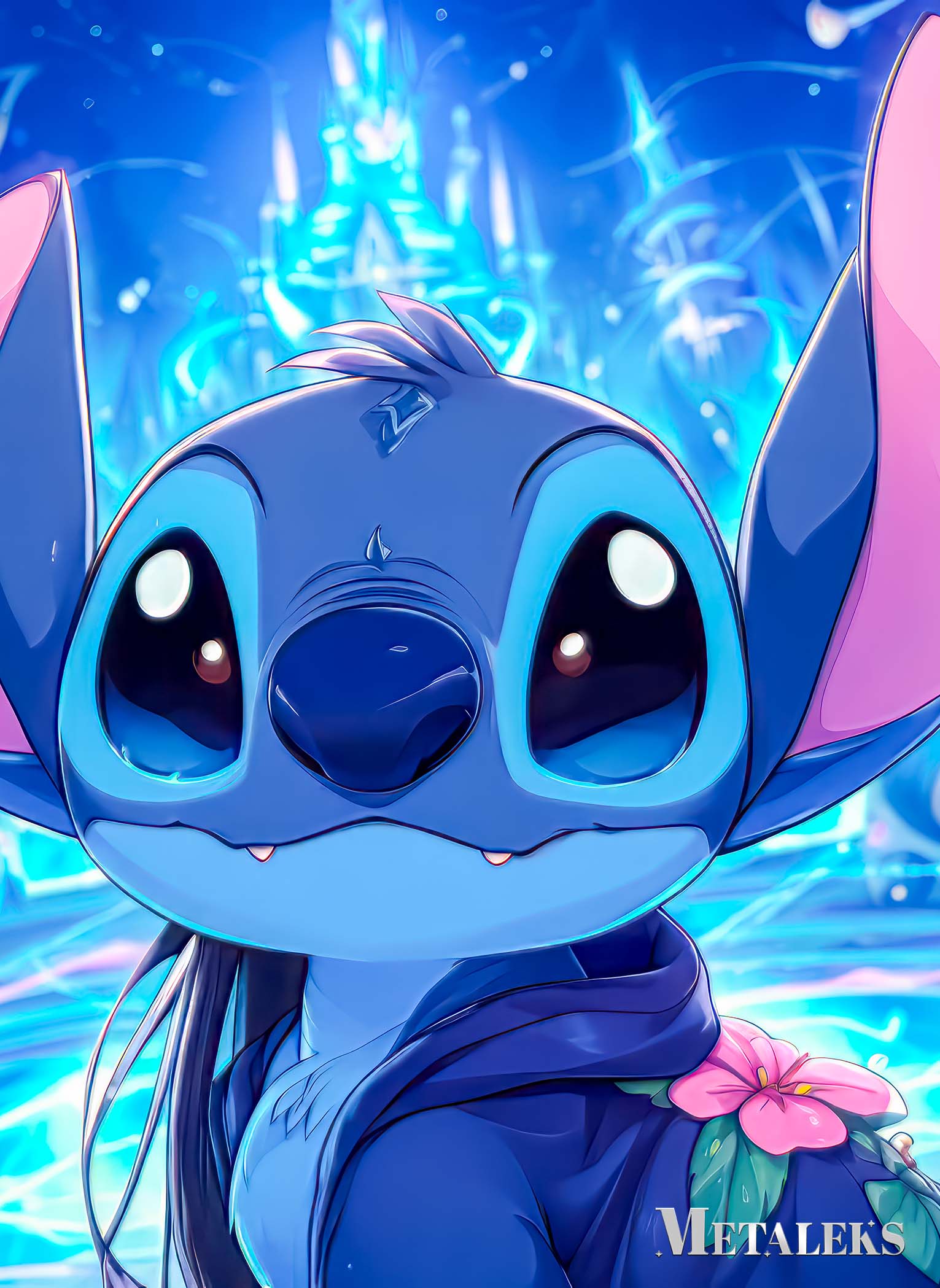 stitch's cute look