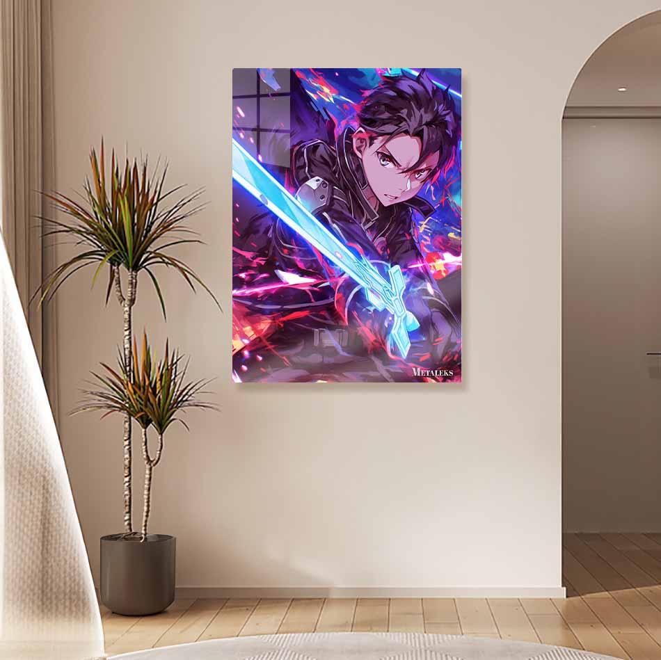 sword art oline kirito neon