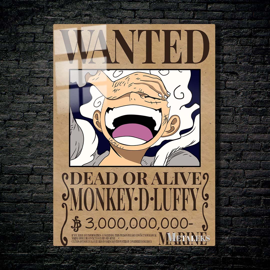 wanted luffy gear fifth