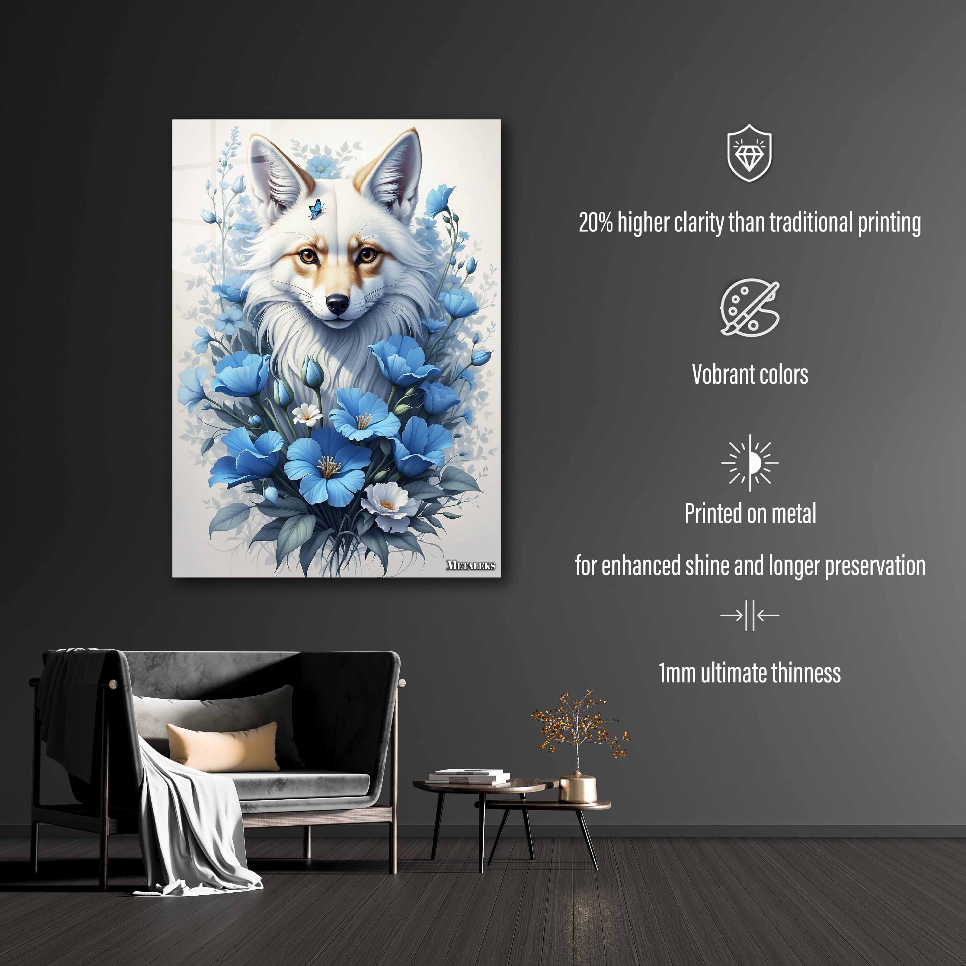 Floral Fox: Whimsical Wildernessimise