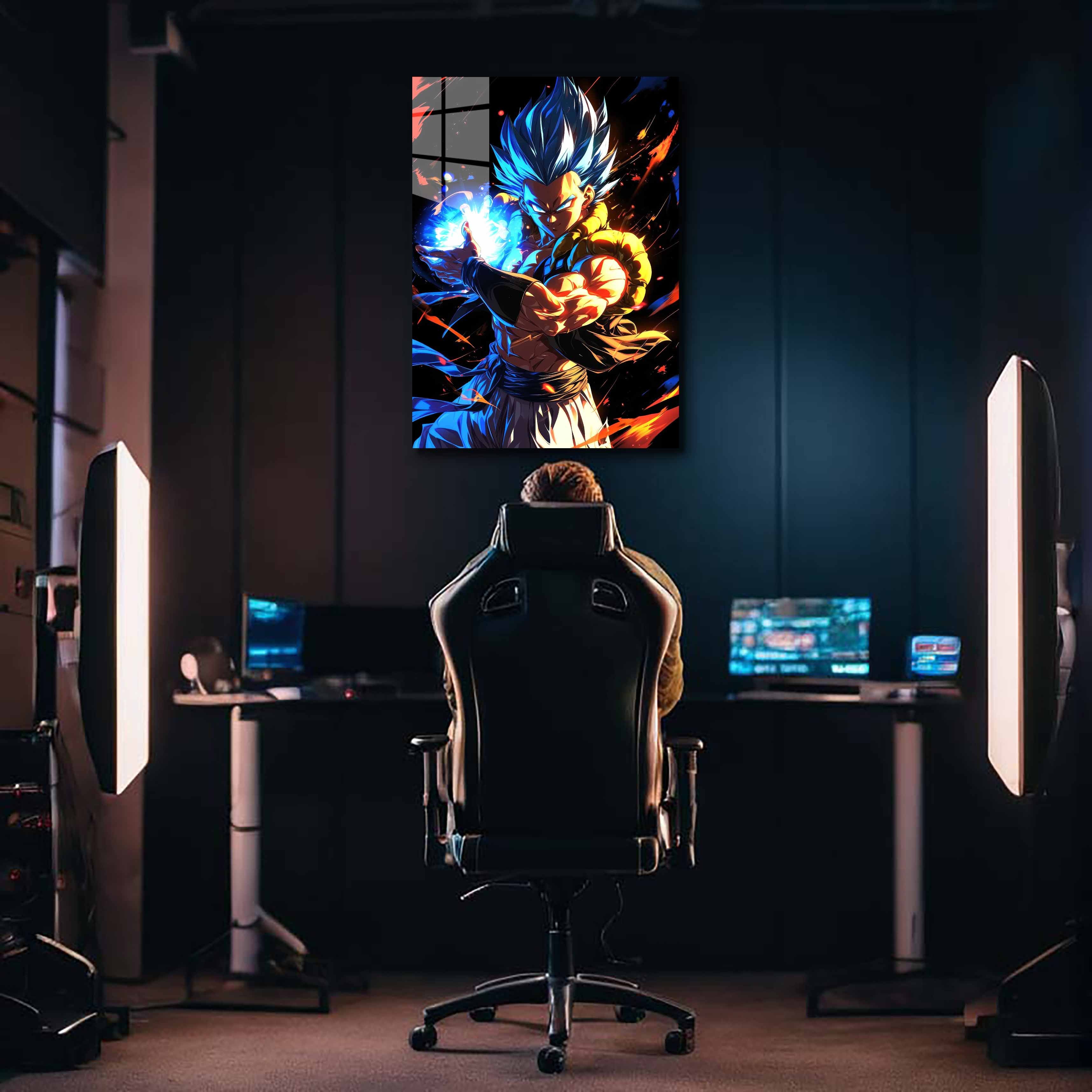 Gogeta SSB art by @visinaire.ai