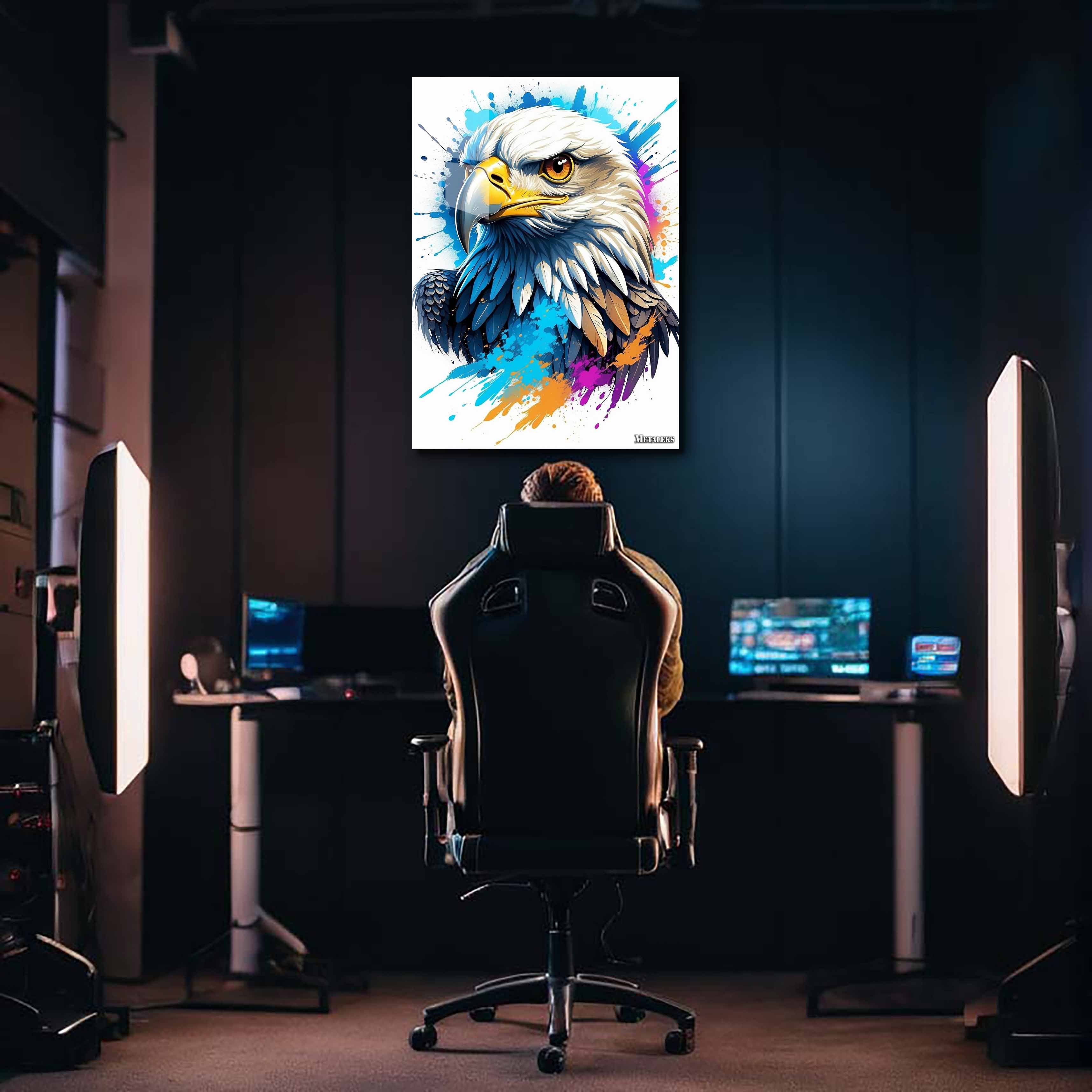 Majestic Soar: Portrait of a Noble Eagleimise