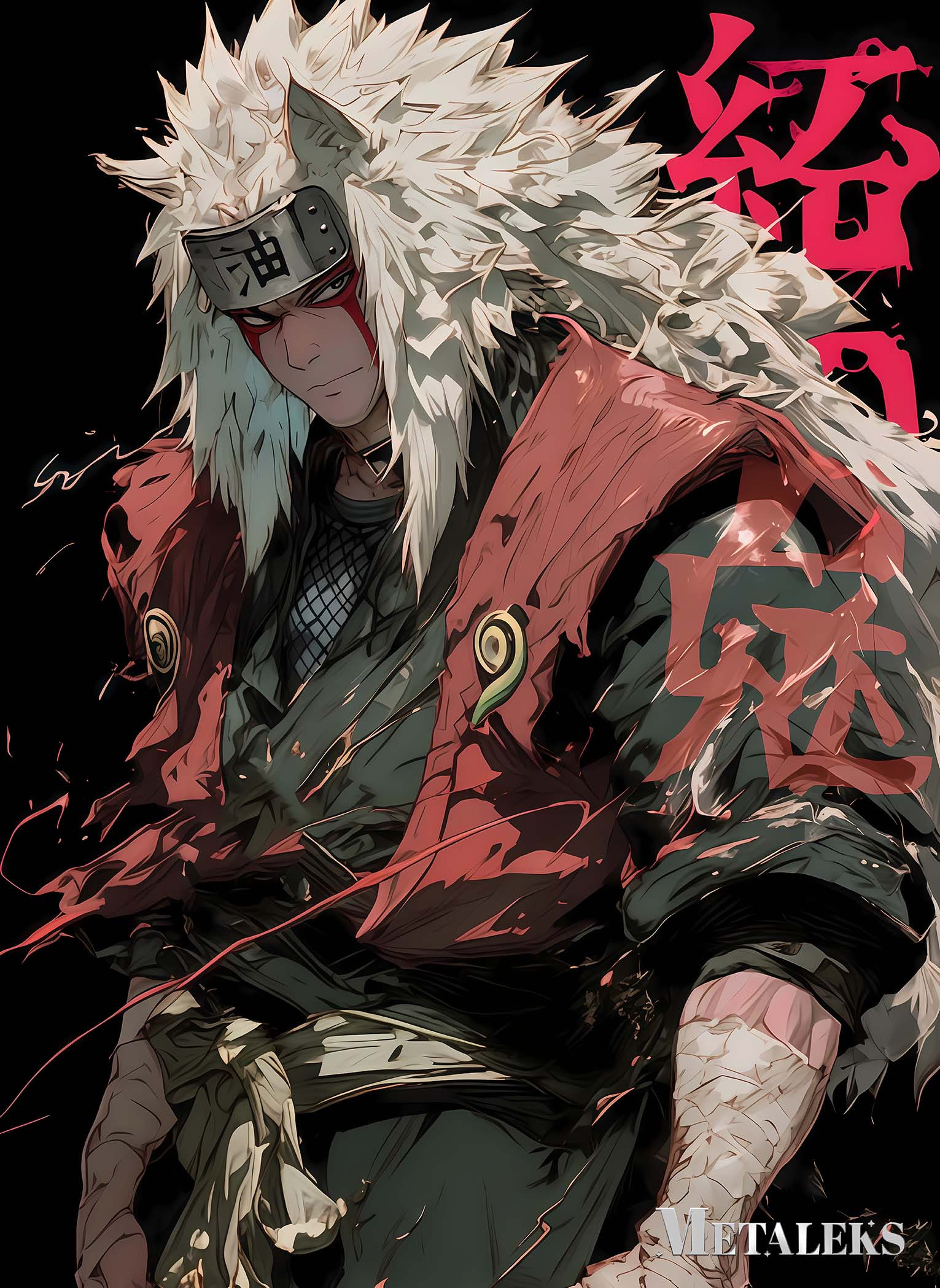 AE028 Jiraiya ~ Anime Naruto