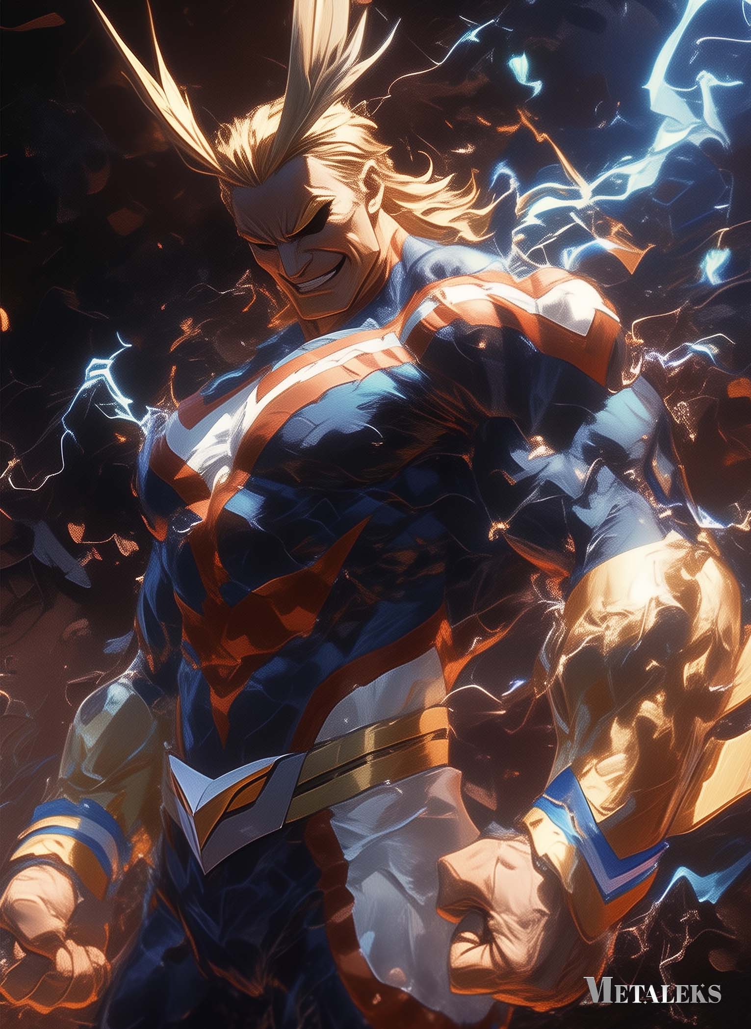 All Might Light Yellow   My Hero Academia