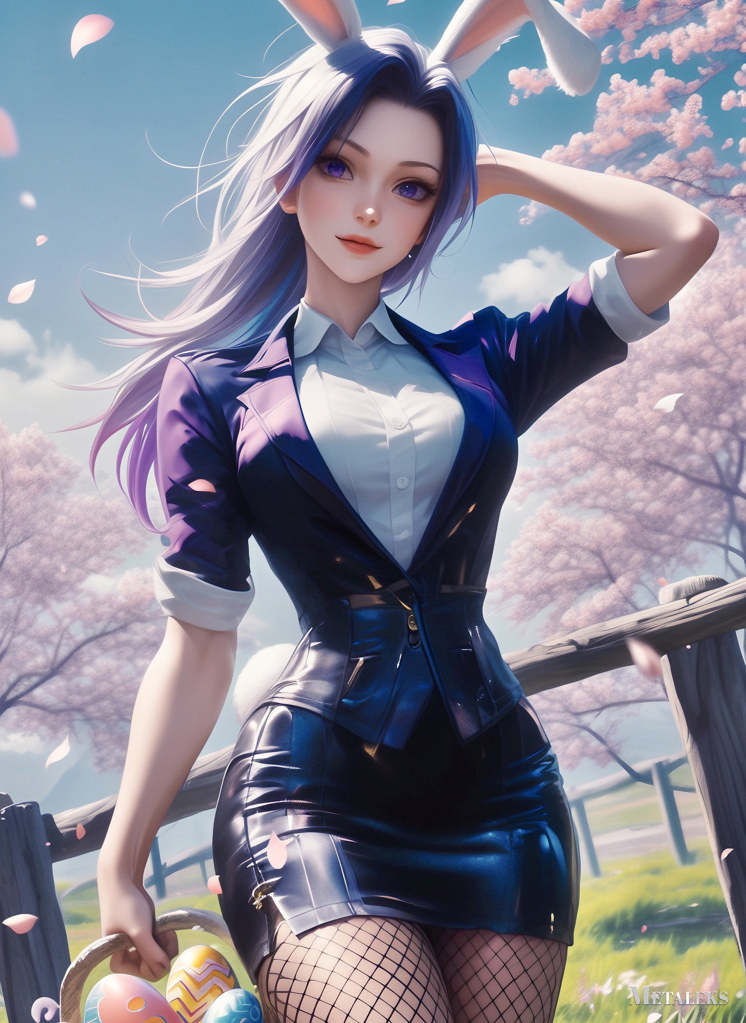 Anime Babe - Easter Theme - 1