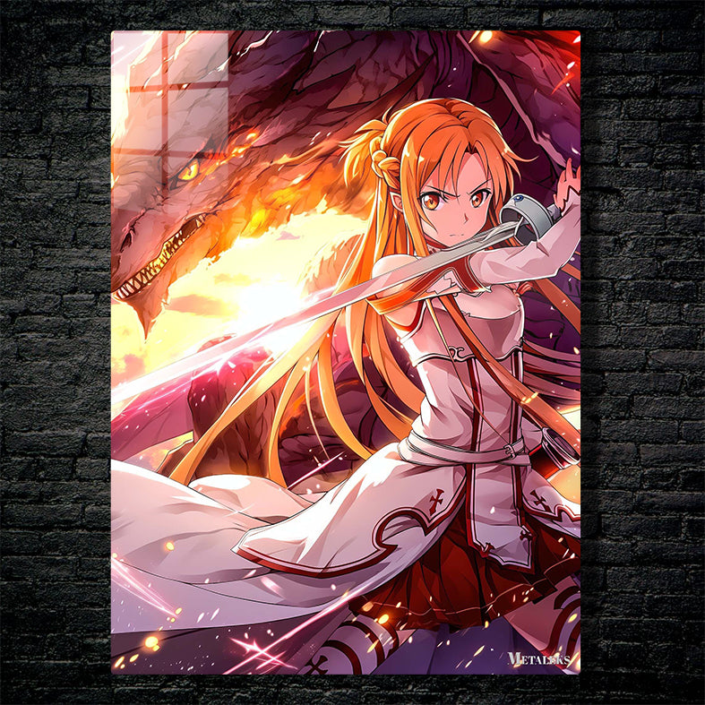 Asuna with the Dragon