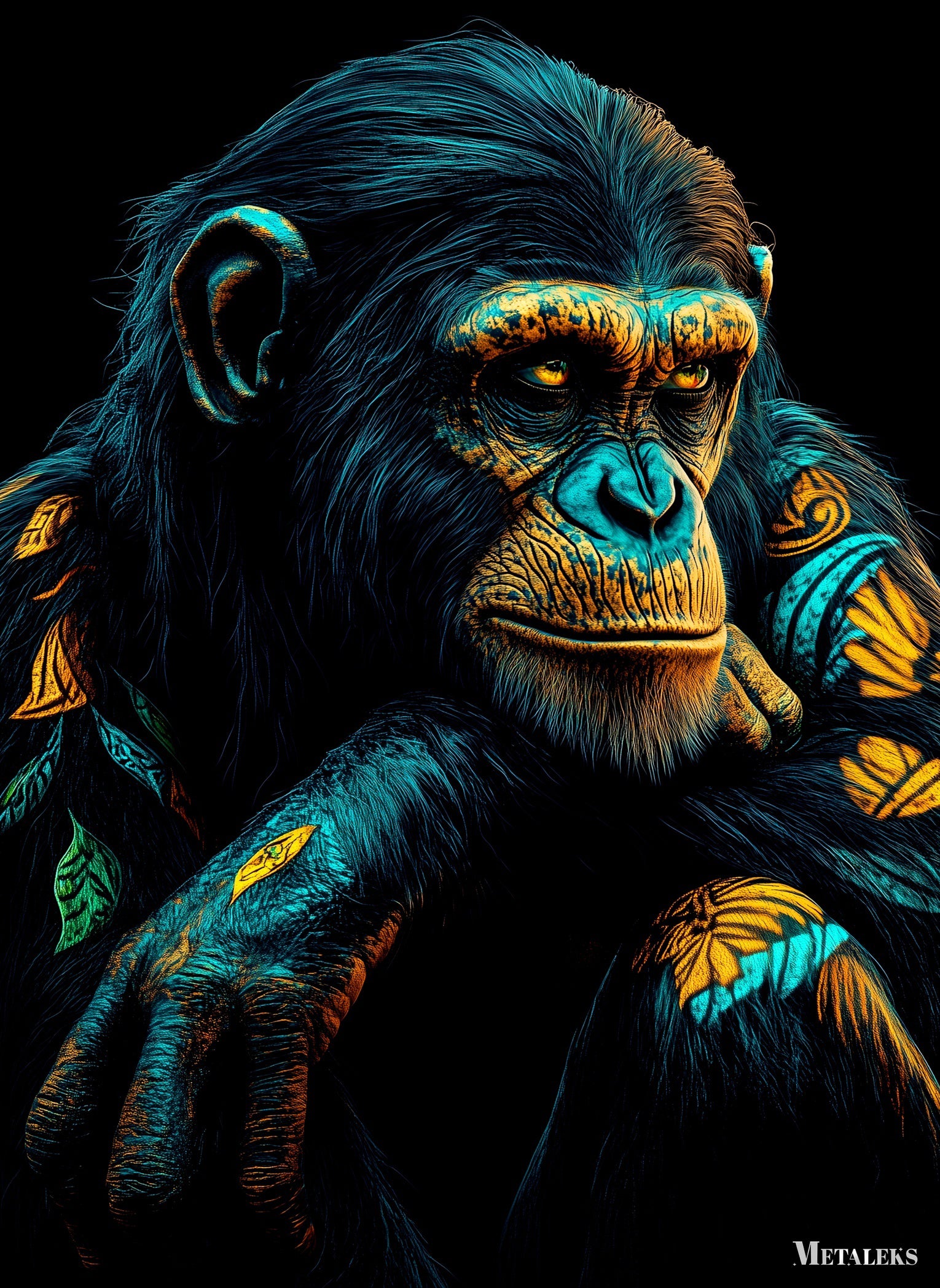 BO0013 Ape Neon  H091825