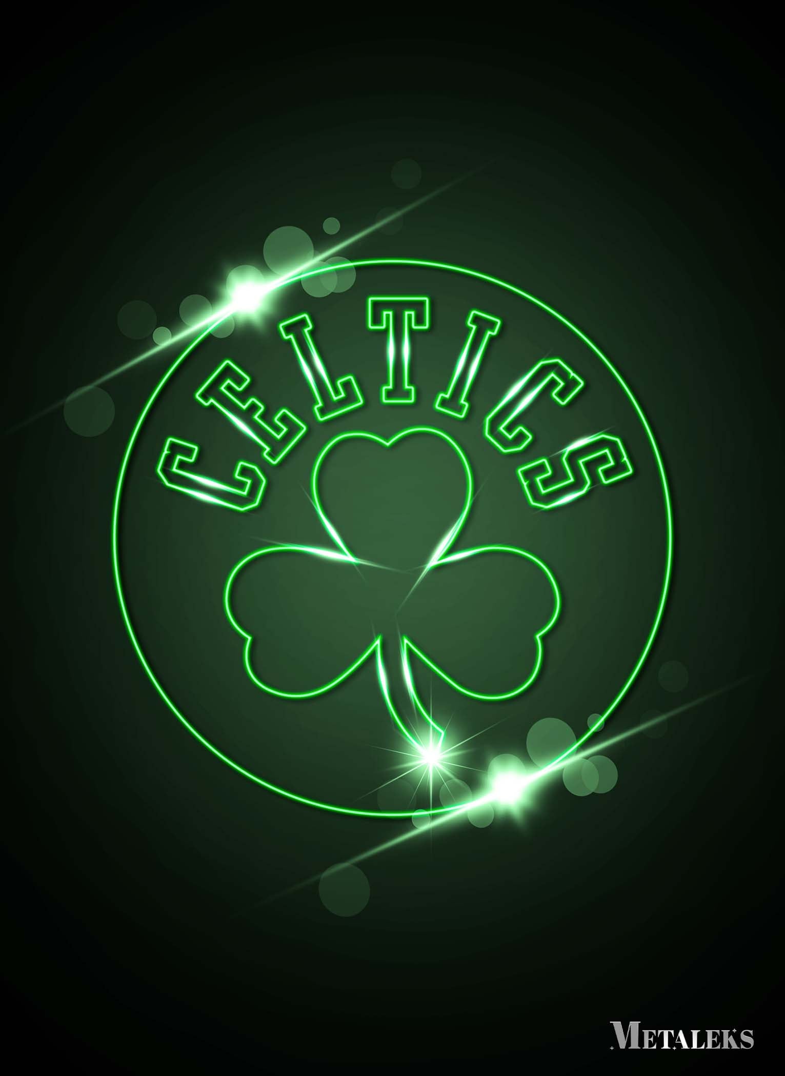 Boston Celtics Neon