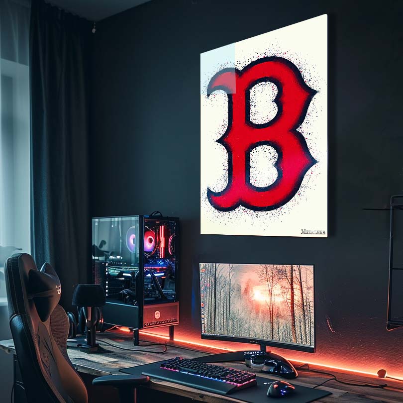 Boston Red Sox Watercolor