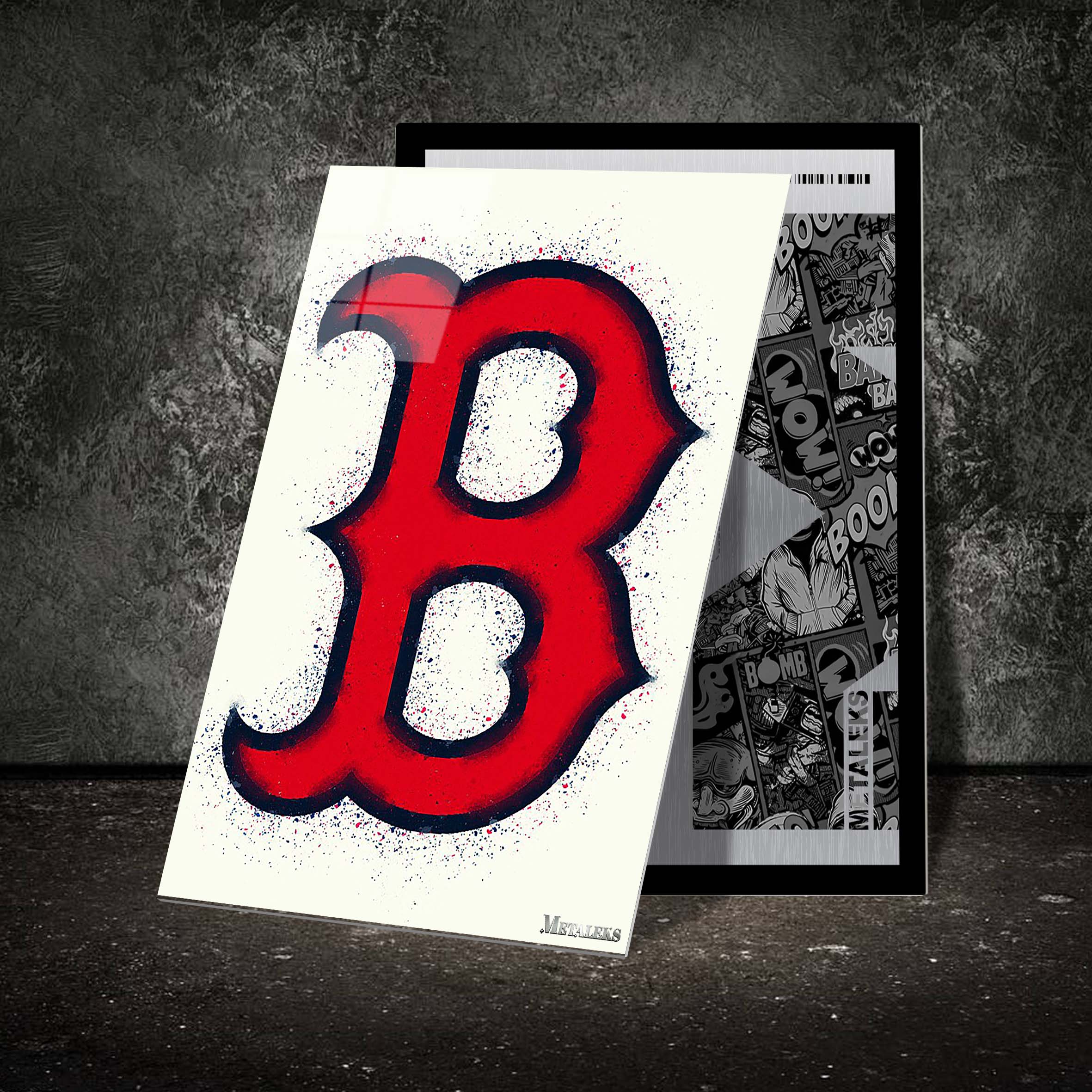 Boston Red Sox Watercolor