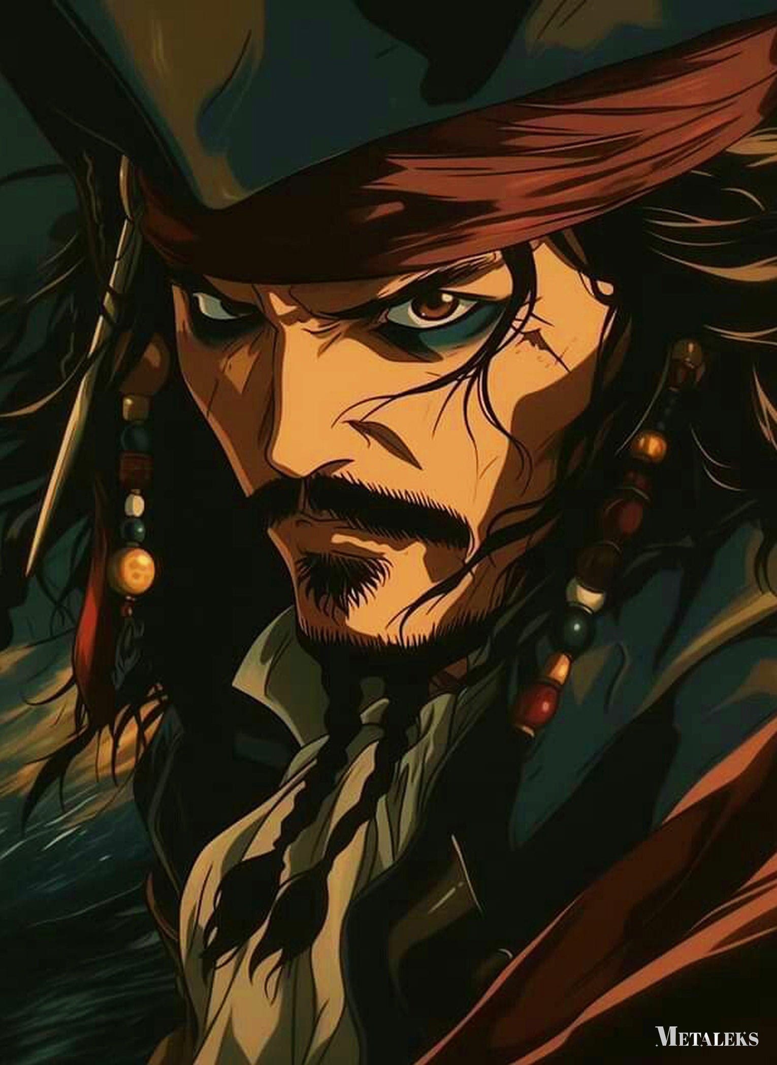 Captain Jack Sparrow Pirates of the Caribbean  D091025