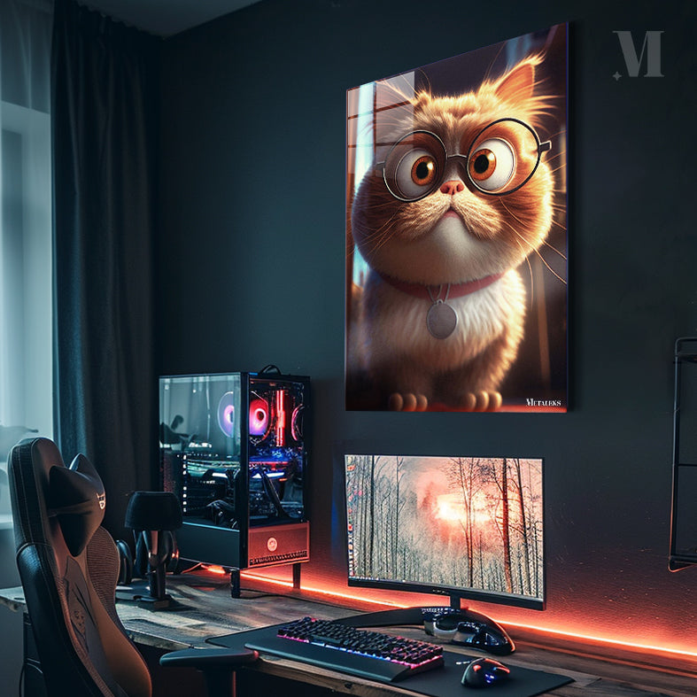Cat Wearing Glasses2