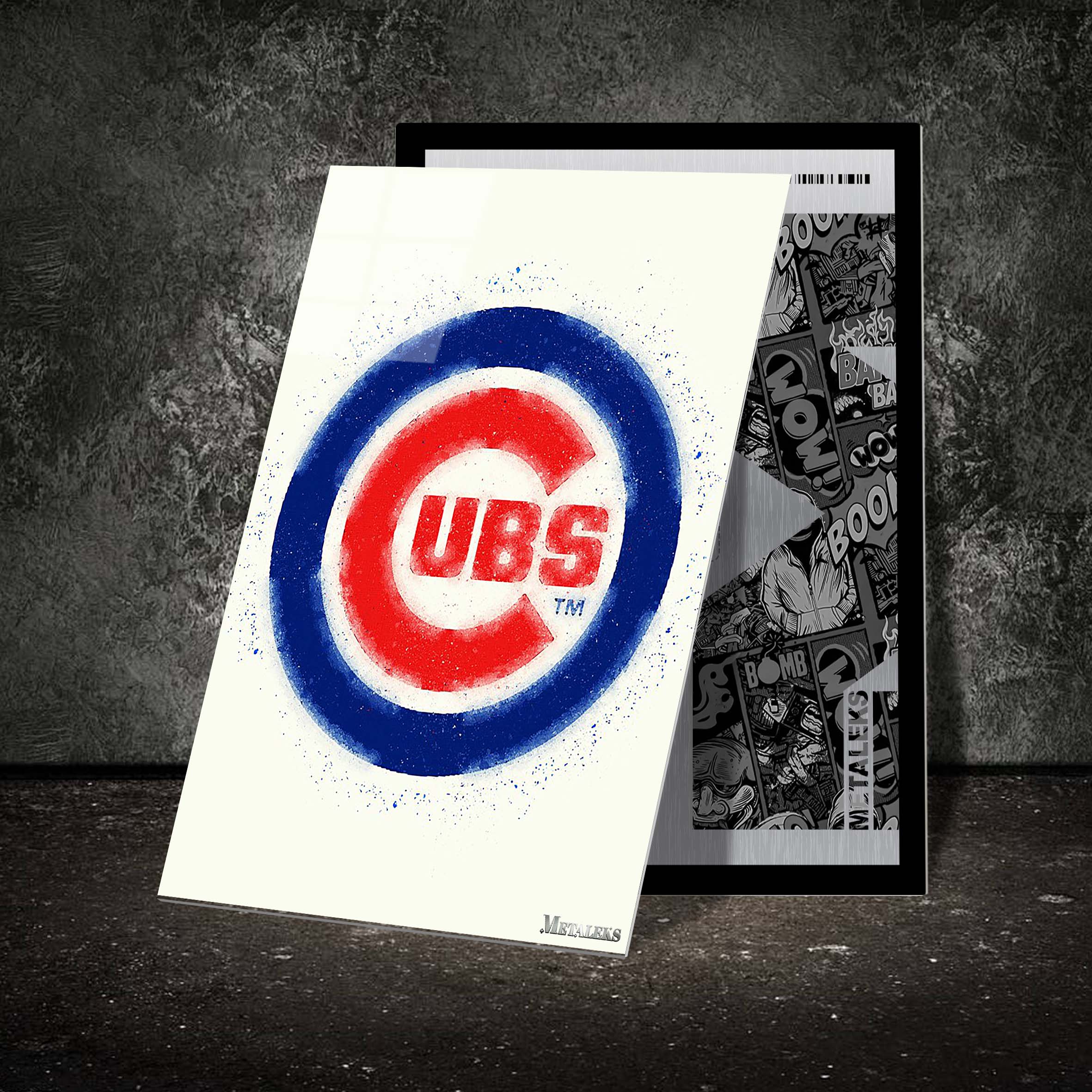 Chicago Cubs Watercolor