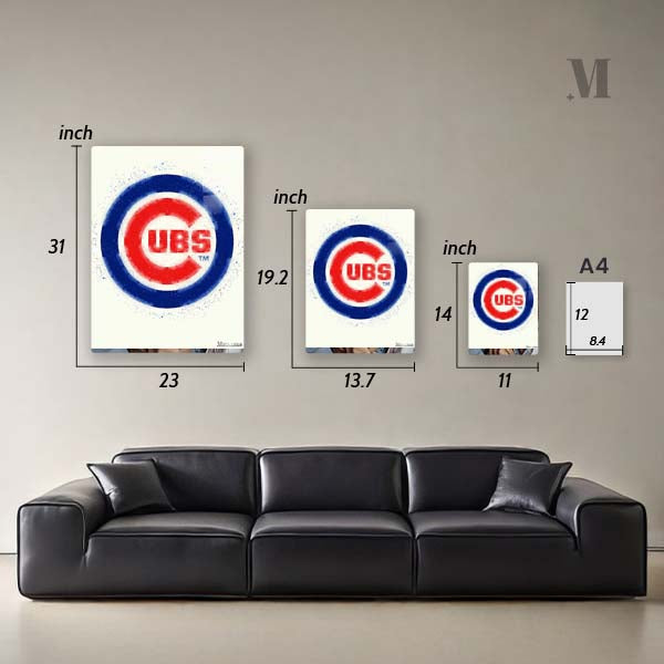 Chicago Cubs Watercolor