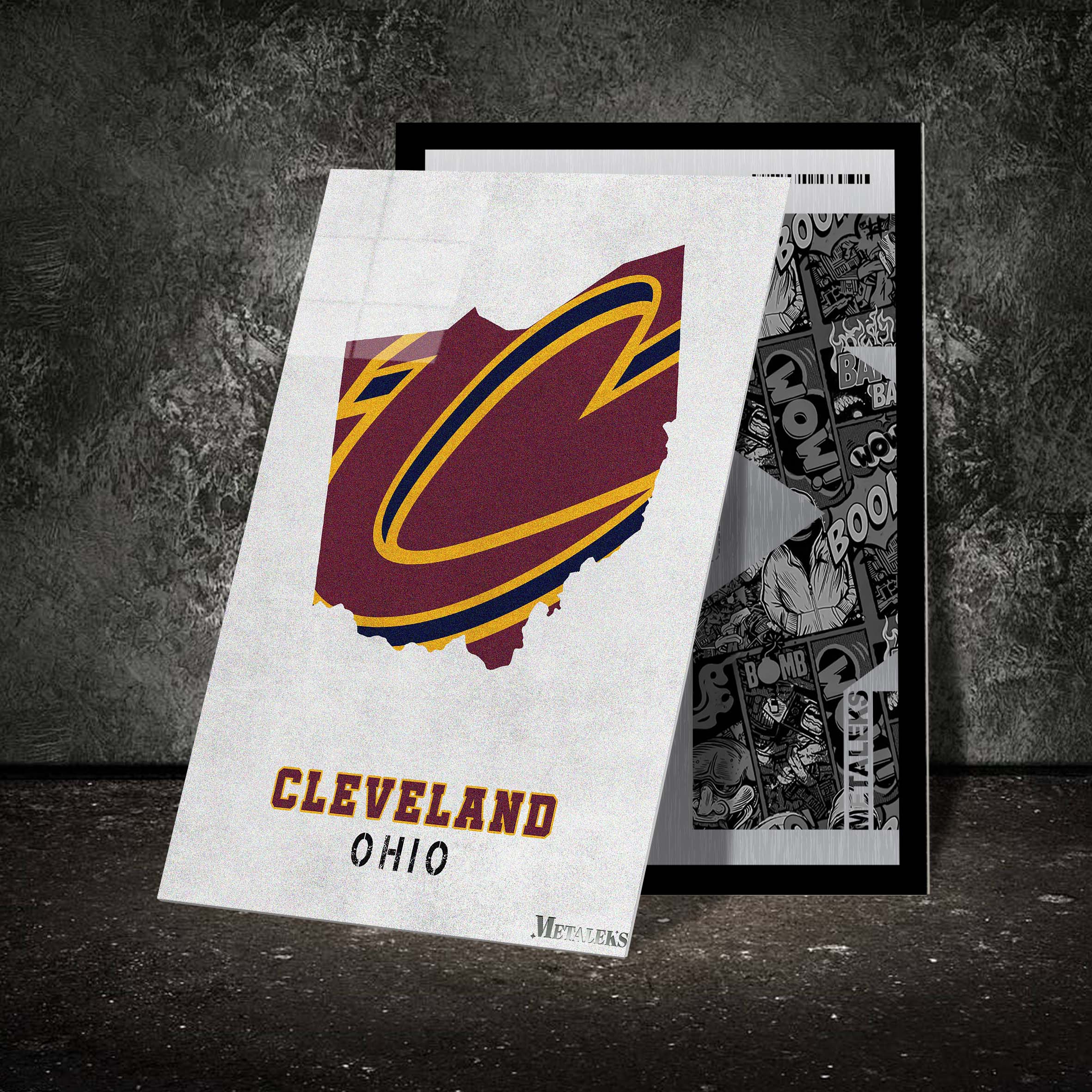 Cleveland Cavaliers Cleveland Ohio State Map