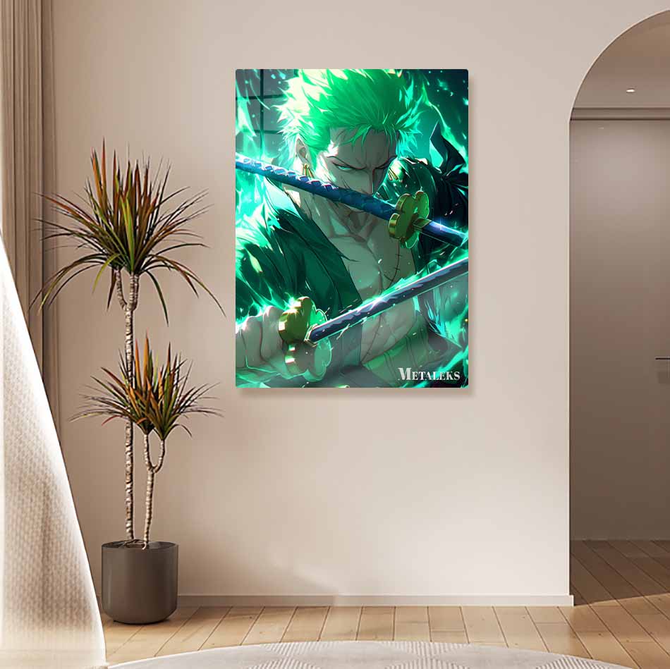D039 - ZORO GREEN NEON AURA