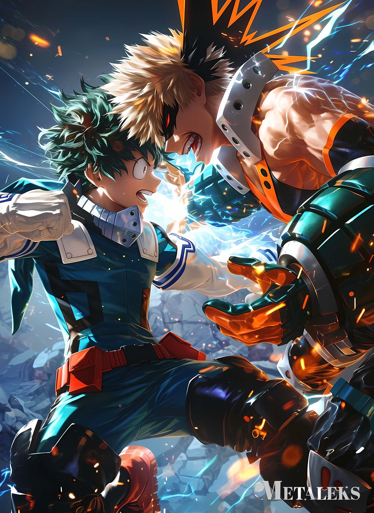 Deku VS Bakugo.MHA