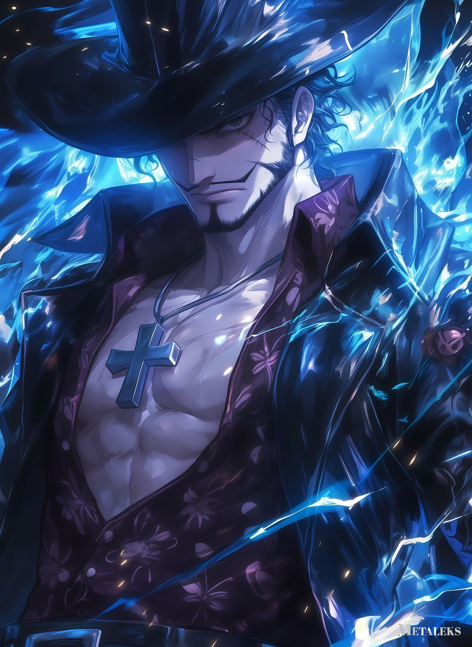 Dracule Mihawk  One Piece ZeetArt