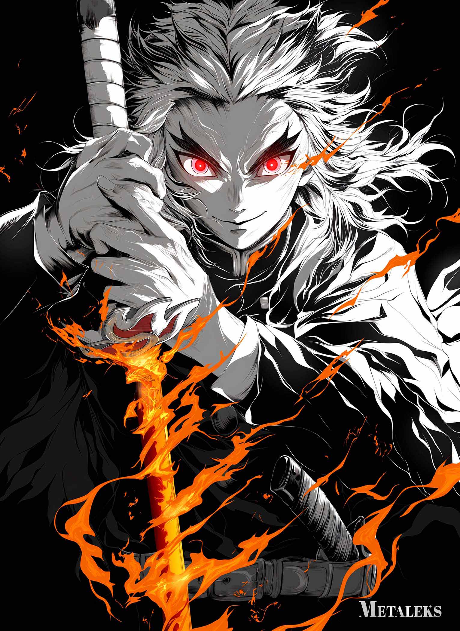G0238 Kyojuro Rengoku BW 1