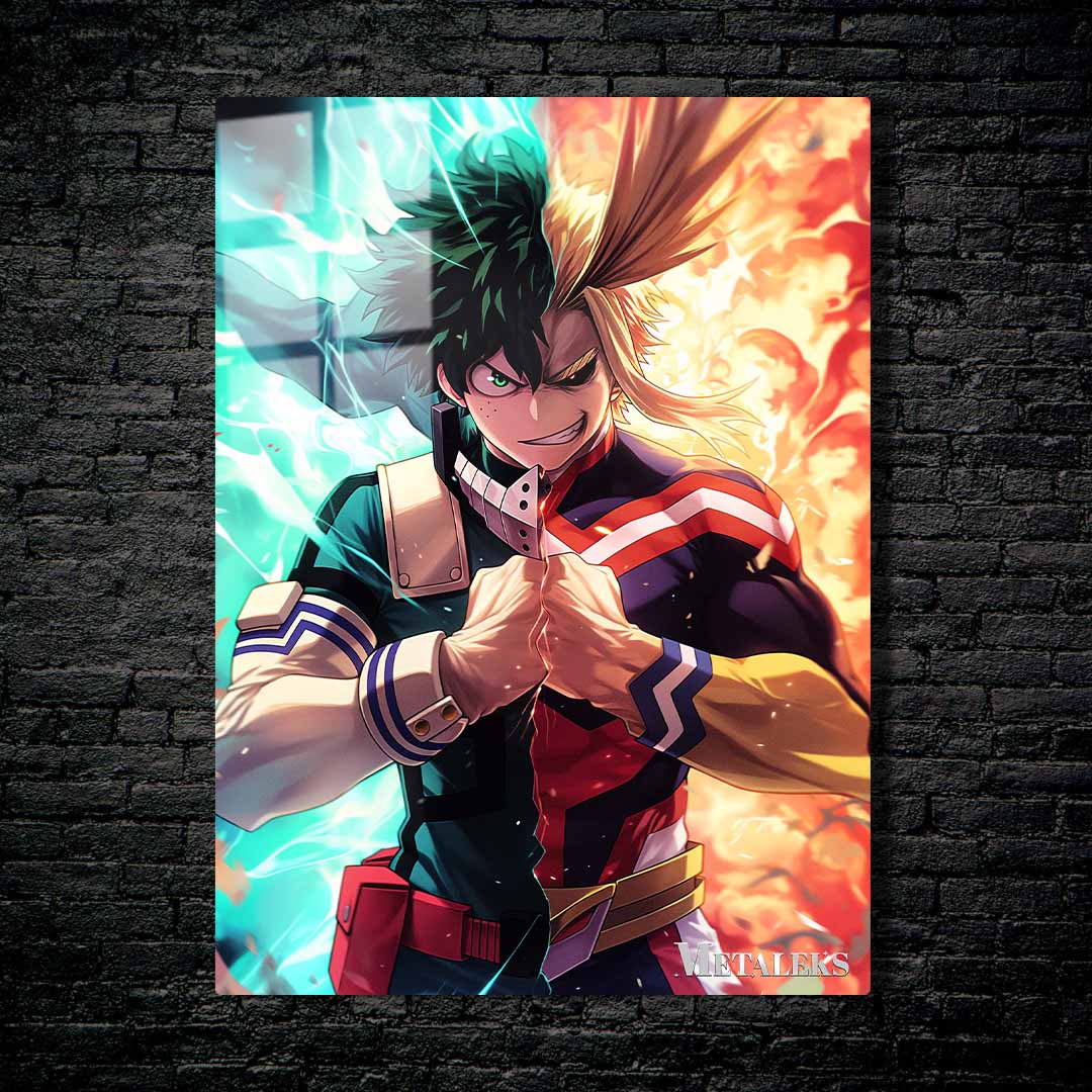 GE0185 Izuku Midoriya And All Might   My Hero Academia