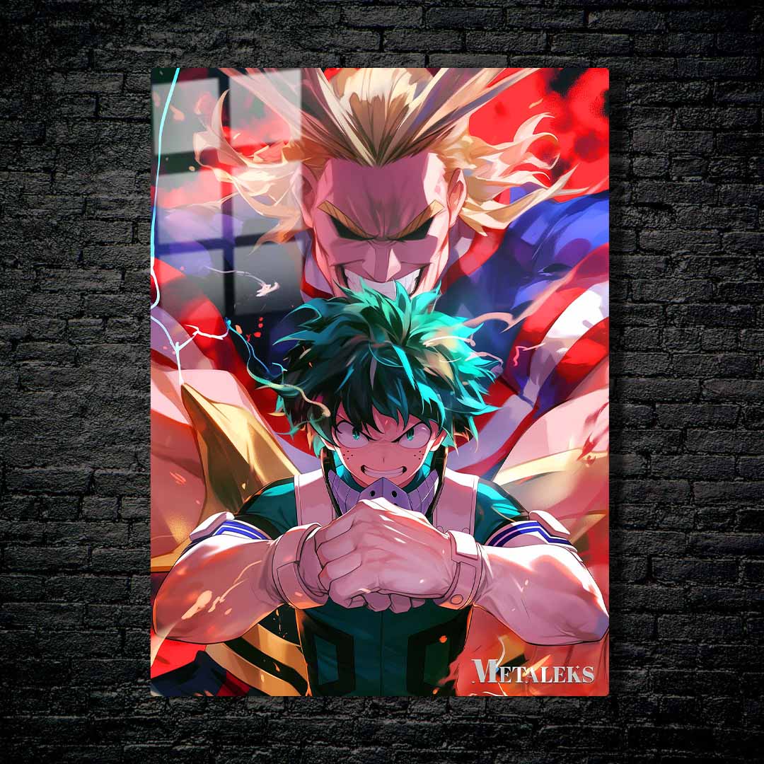 GE0186 All Might and Izuku Midoriya   My Hero Academia