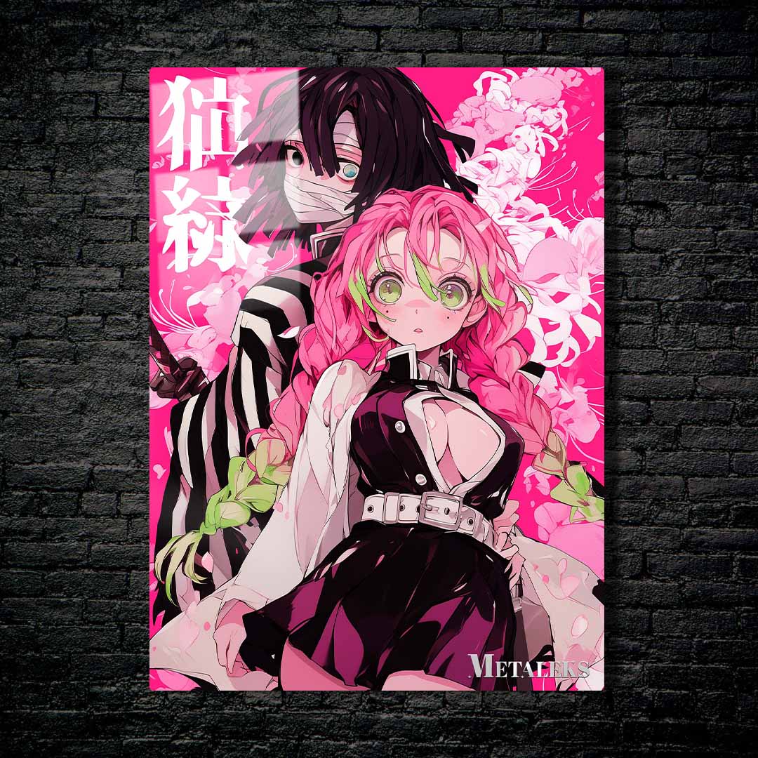 GE0216 Obanai and Mitsuri Kanroji   Demon Slayer
