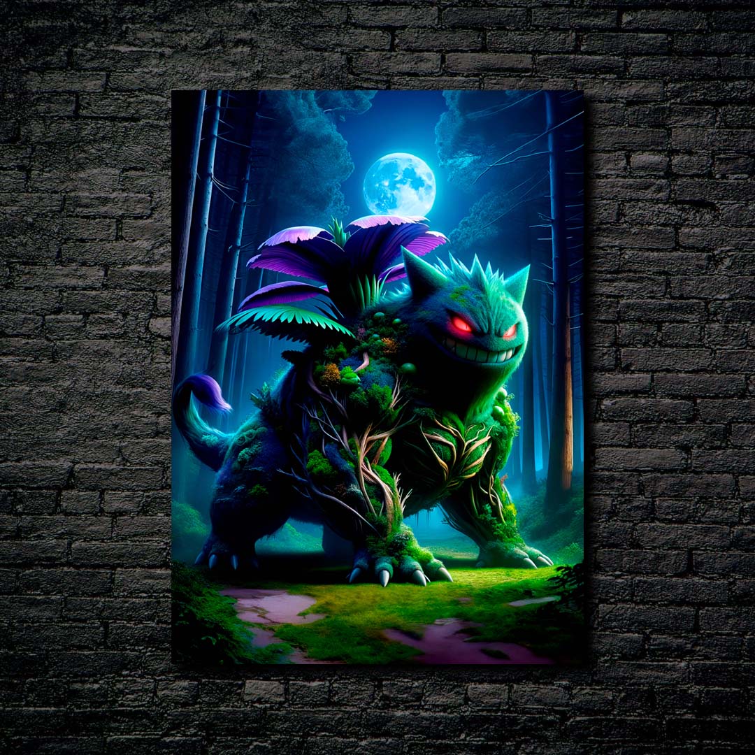 Gengar x Venusaur Fusion 2