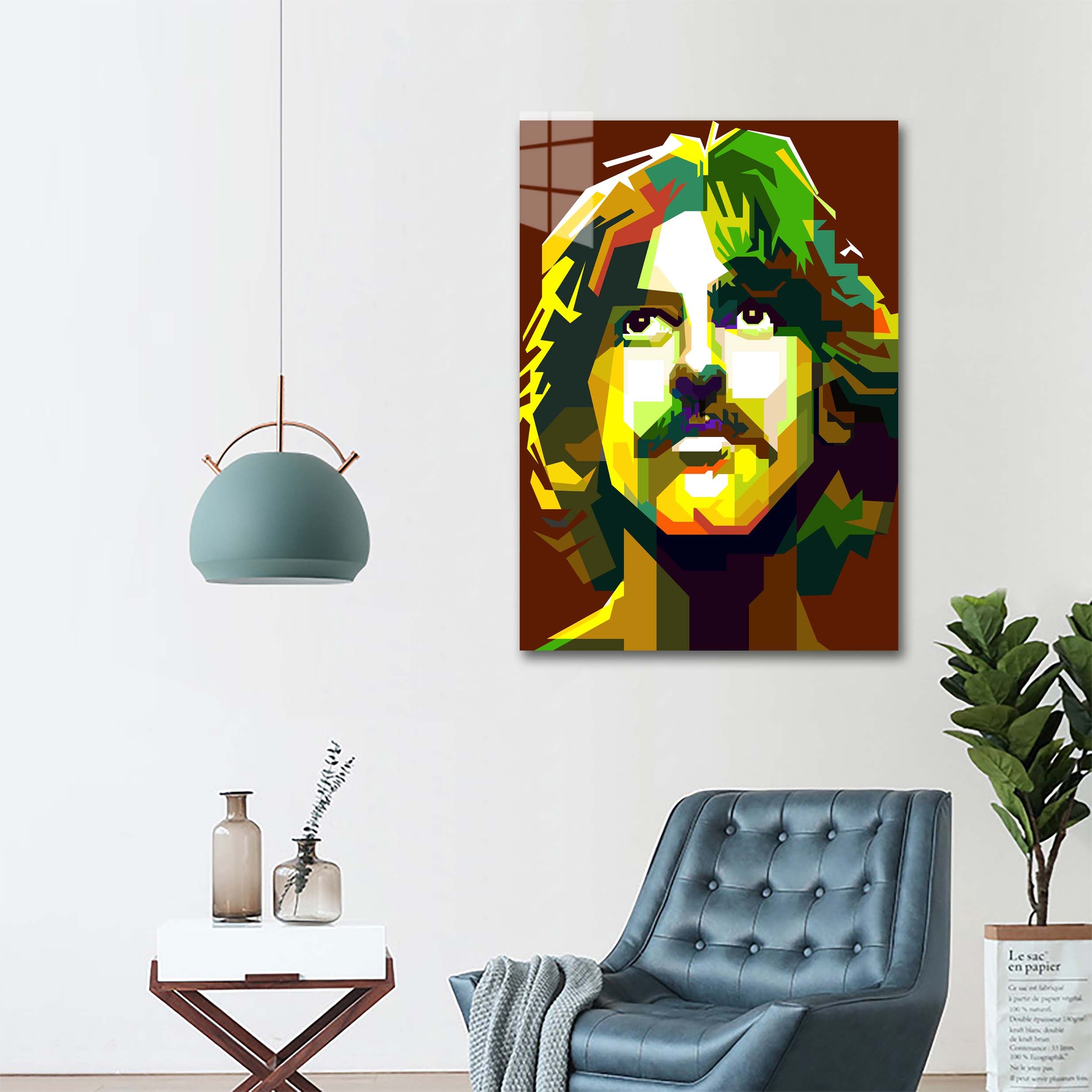 George Harrison The Beatles Pop Art WPAP