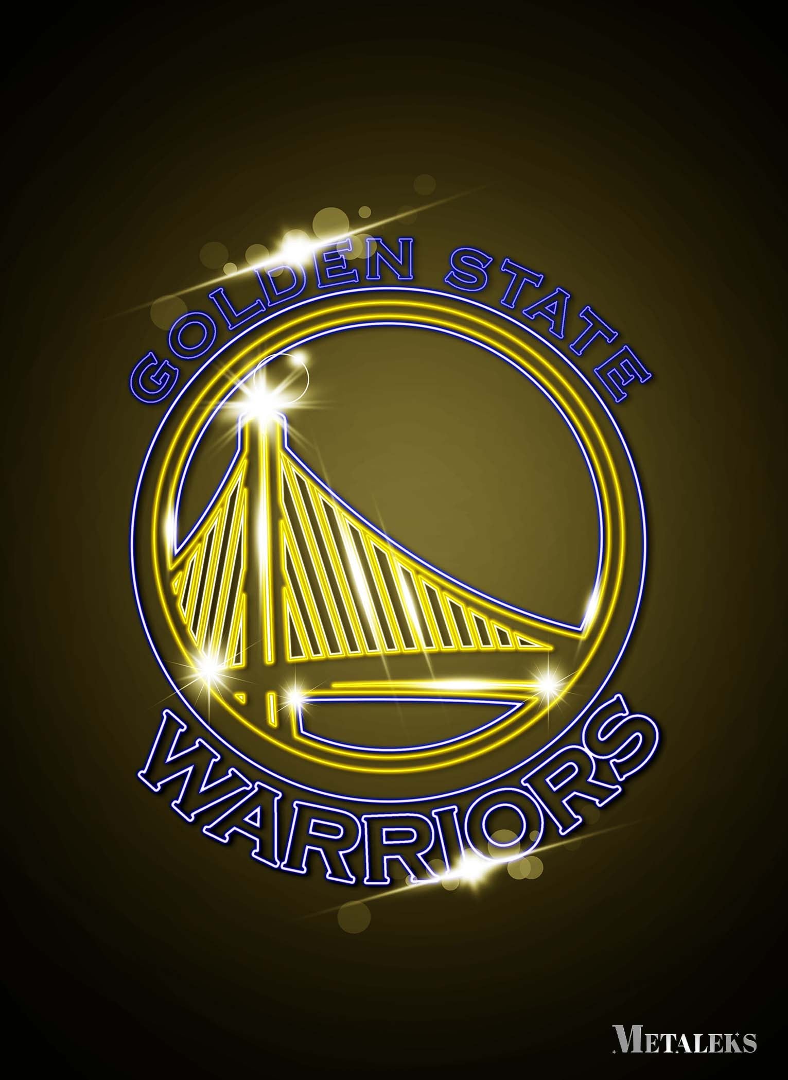 Golden State Warriors Neon