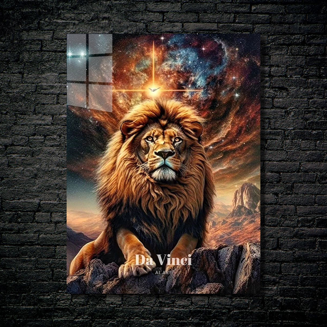 Leão dourado-Artwork de @Da vinci Ai Art
