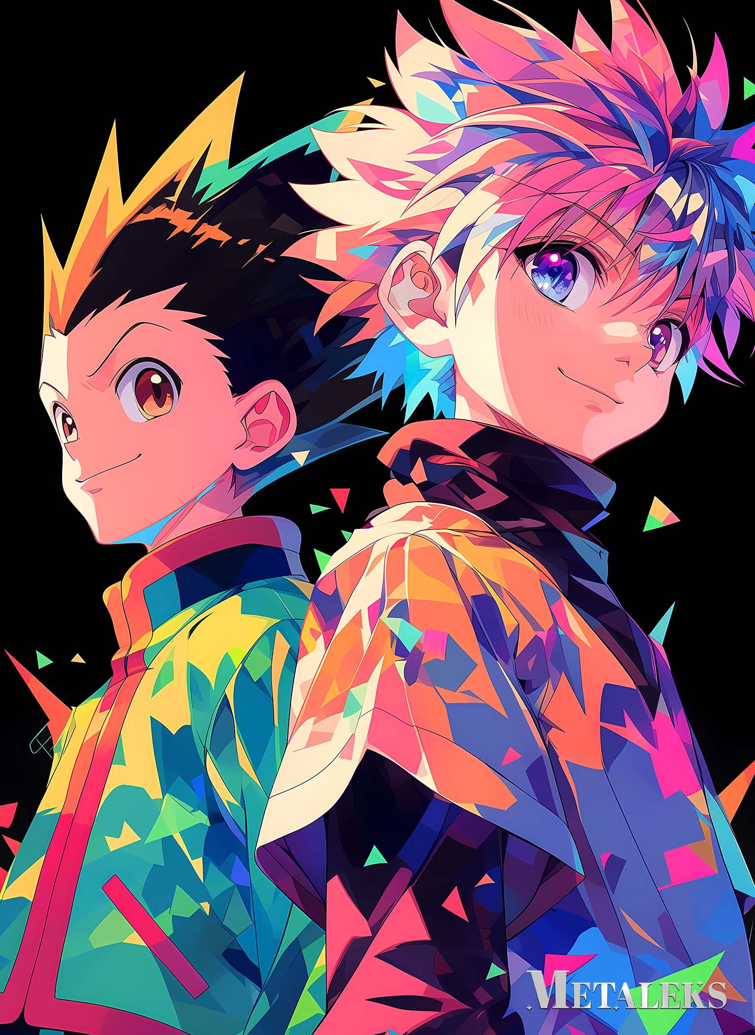Gon And Killua Full Collor - Anime Hunter X Hunter