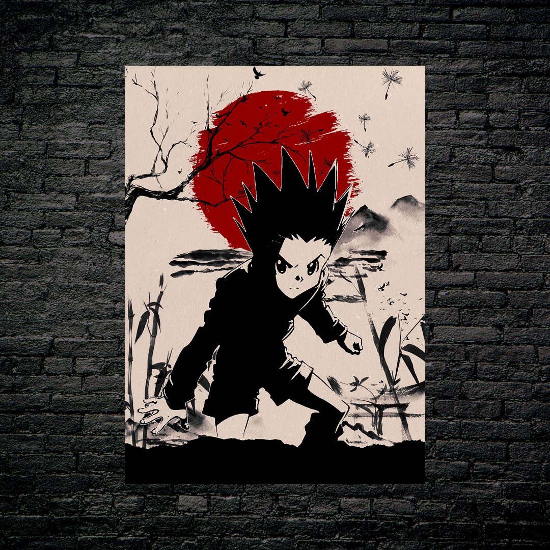 Gon Freecss Japanese art