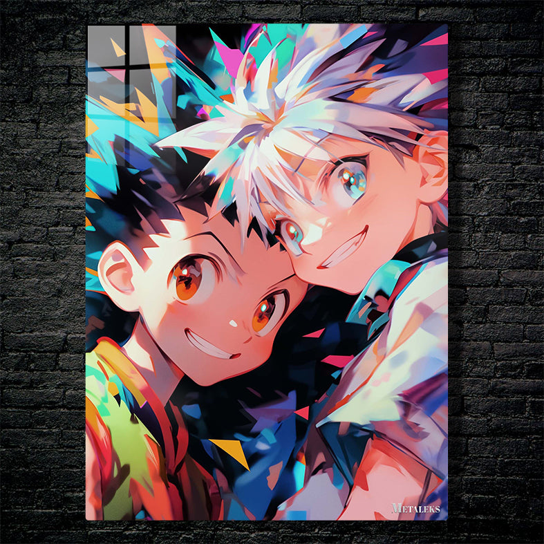 Gon And Killua Collor Paint Anime Hunter x Hunter