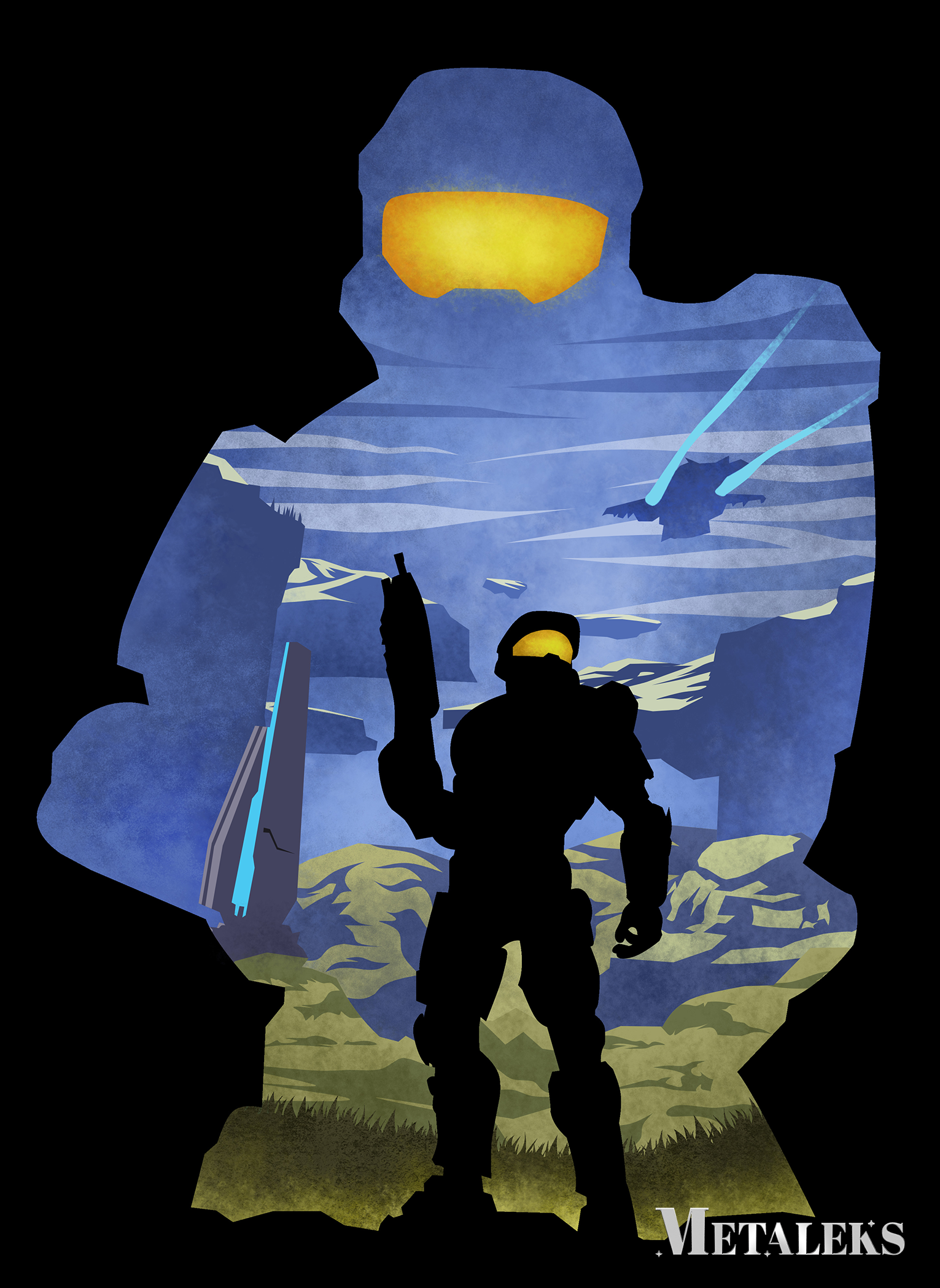 Halo Master Chief Silhouette