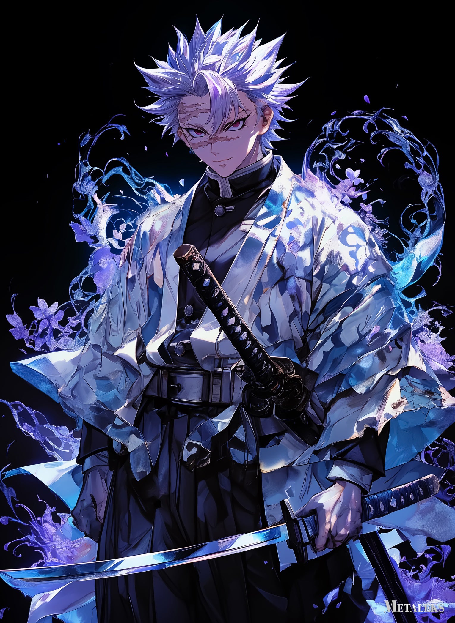 Hashira Sanemi Shinazugawa - Anime Demon Slayer