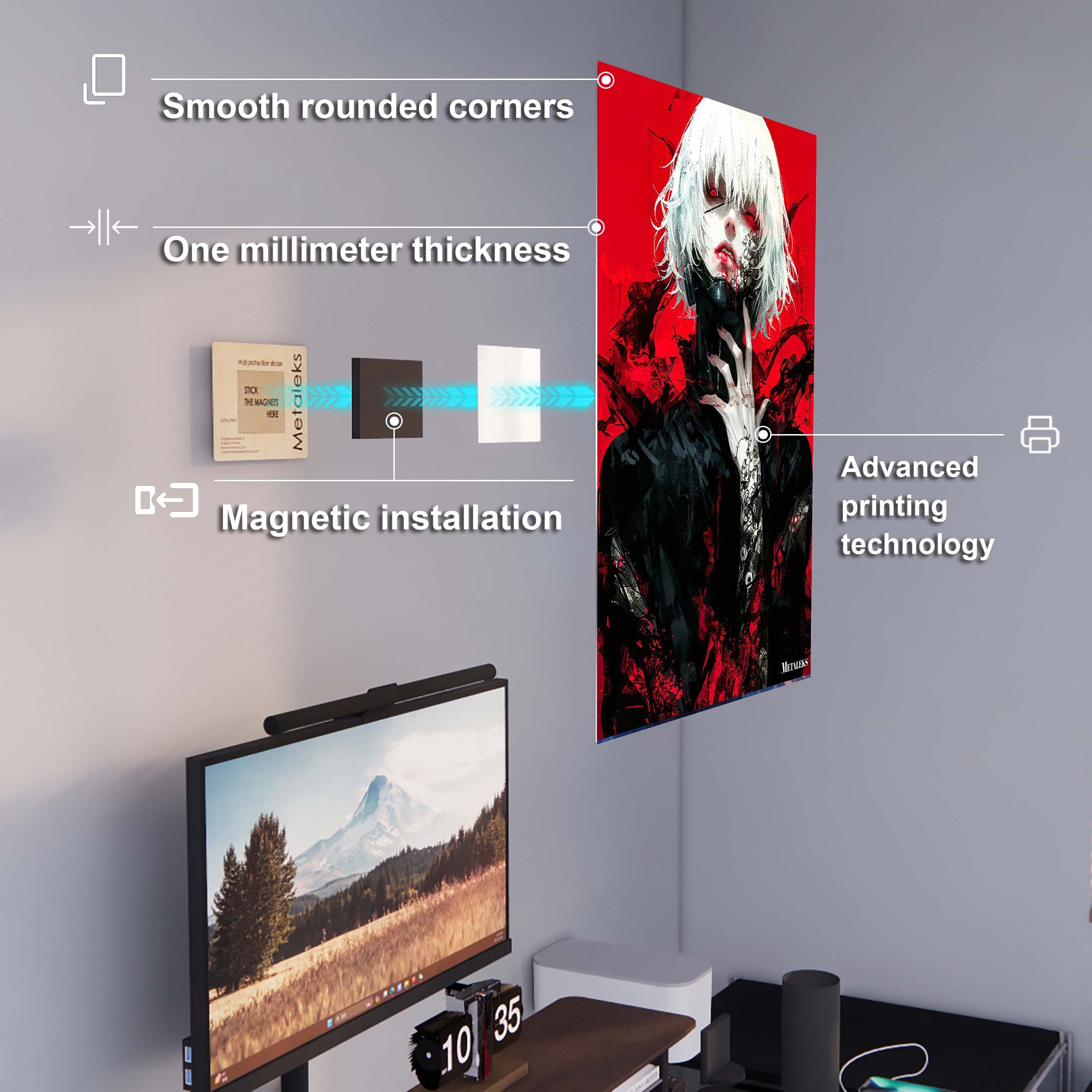 Kaneki Ken Red Poster