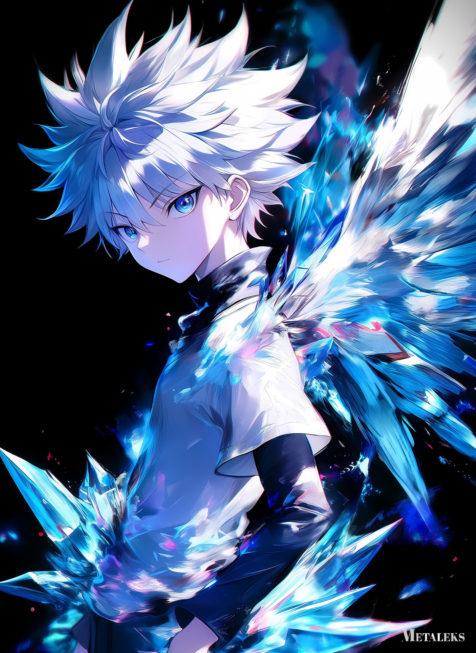 Killua Zoldick Crystal Glass  Hunter x Hunter