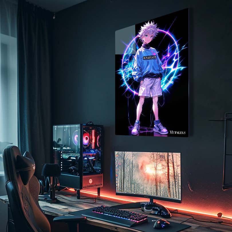 Killua Zoldyck Neon Effect - Hunter x Hunter