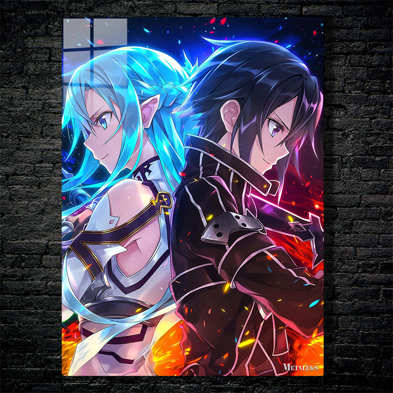 Kirito and Asuna - Sword art online