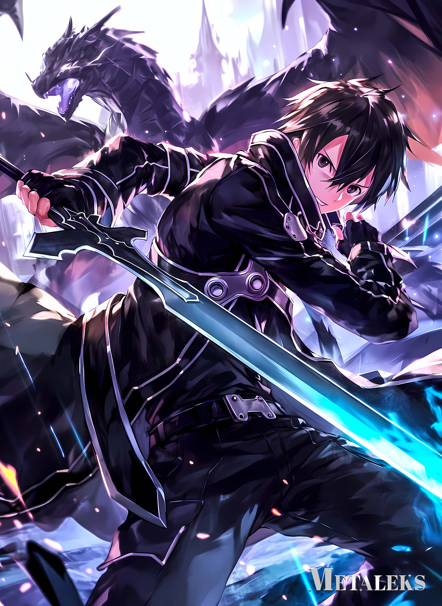 Kirito with Black Sword