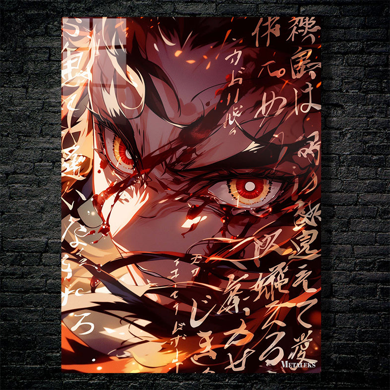 Kyojuro Rengeku Eye Demon Slayer