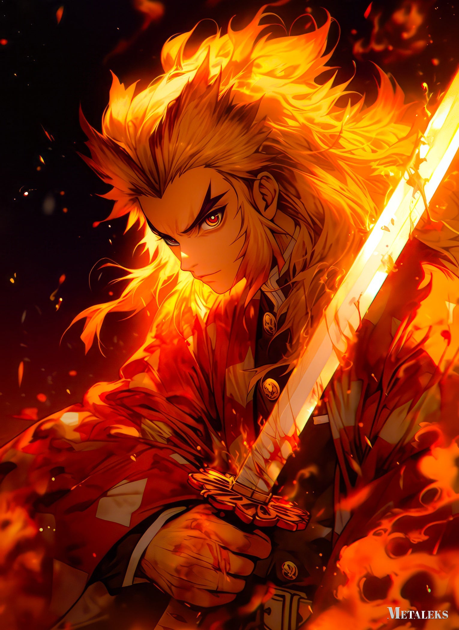 Kyojuro Rengoku - Flames