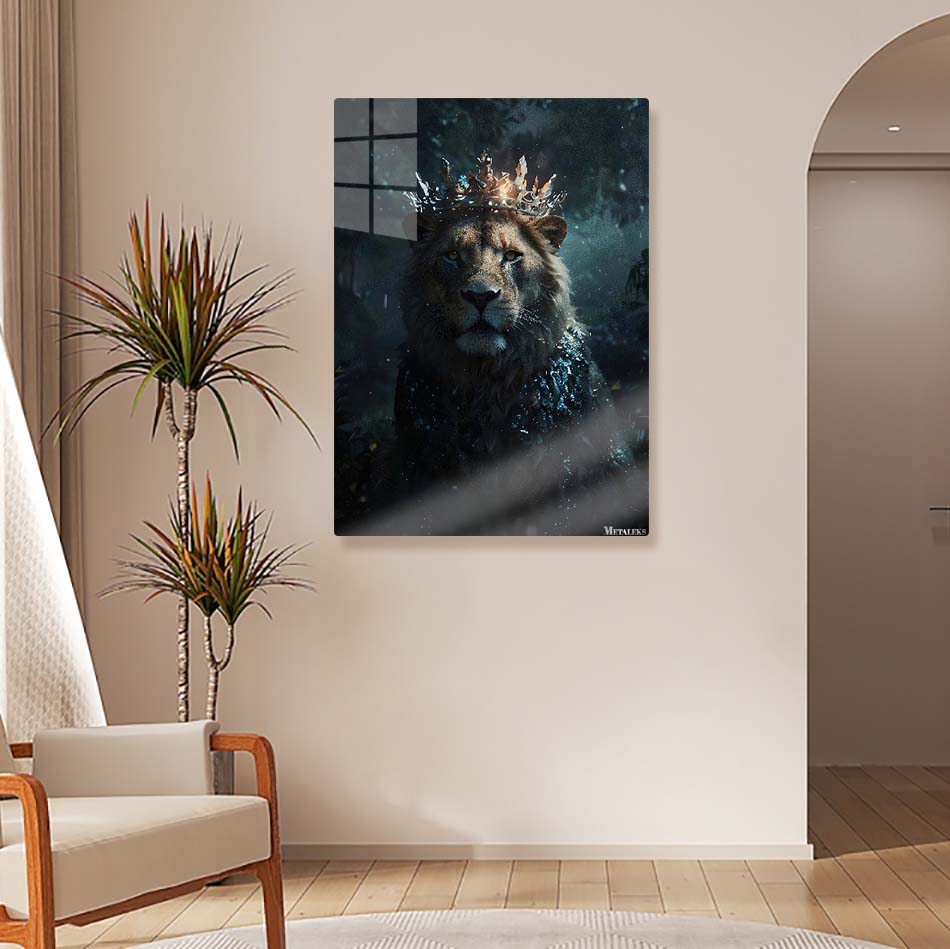Lion King in sparkling jungle-Artwork by @eralidigitalart