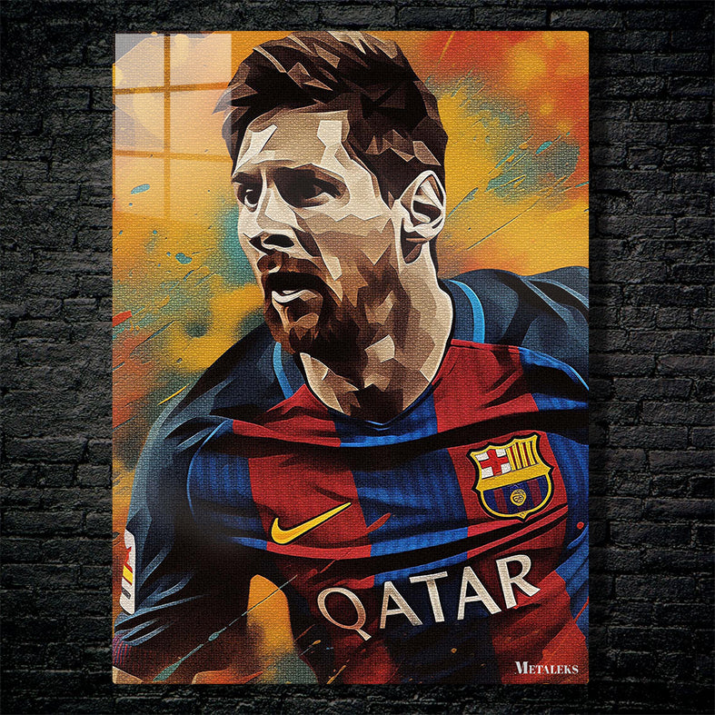 Lionel Messi Colorful