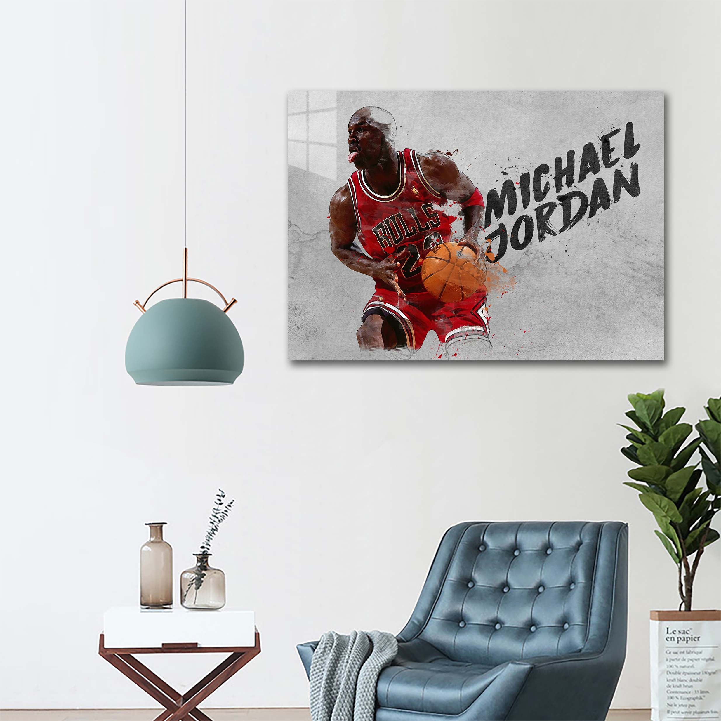 Michael Jordan Watercolor
